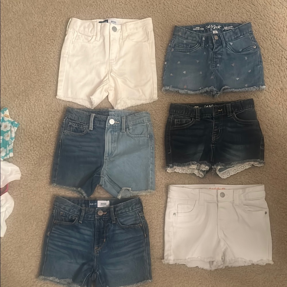 Girls Denim Shorts - 5T